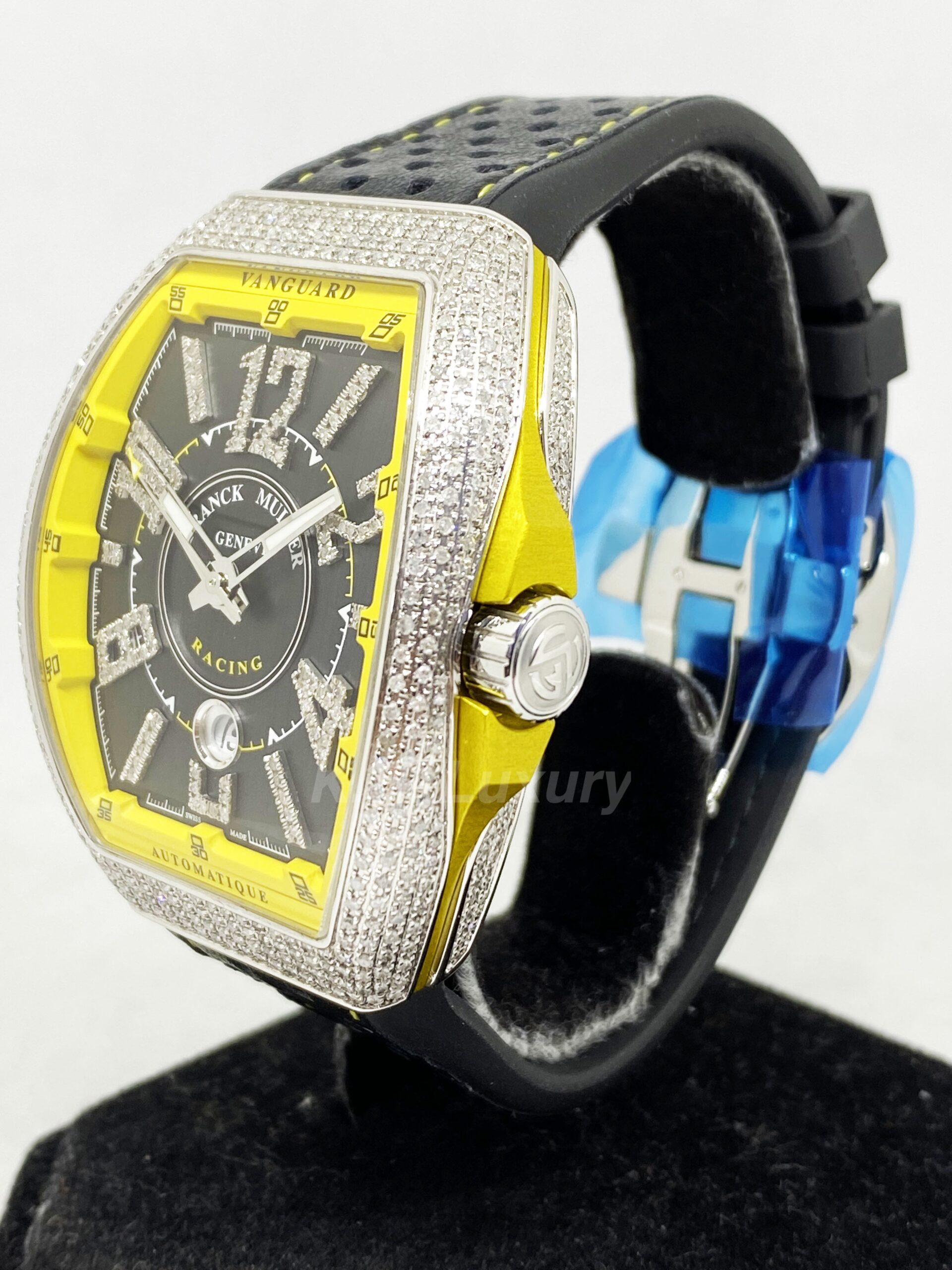 Franck muller watch yellow strap hot sale