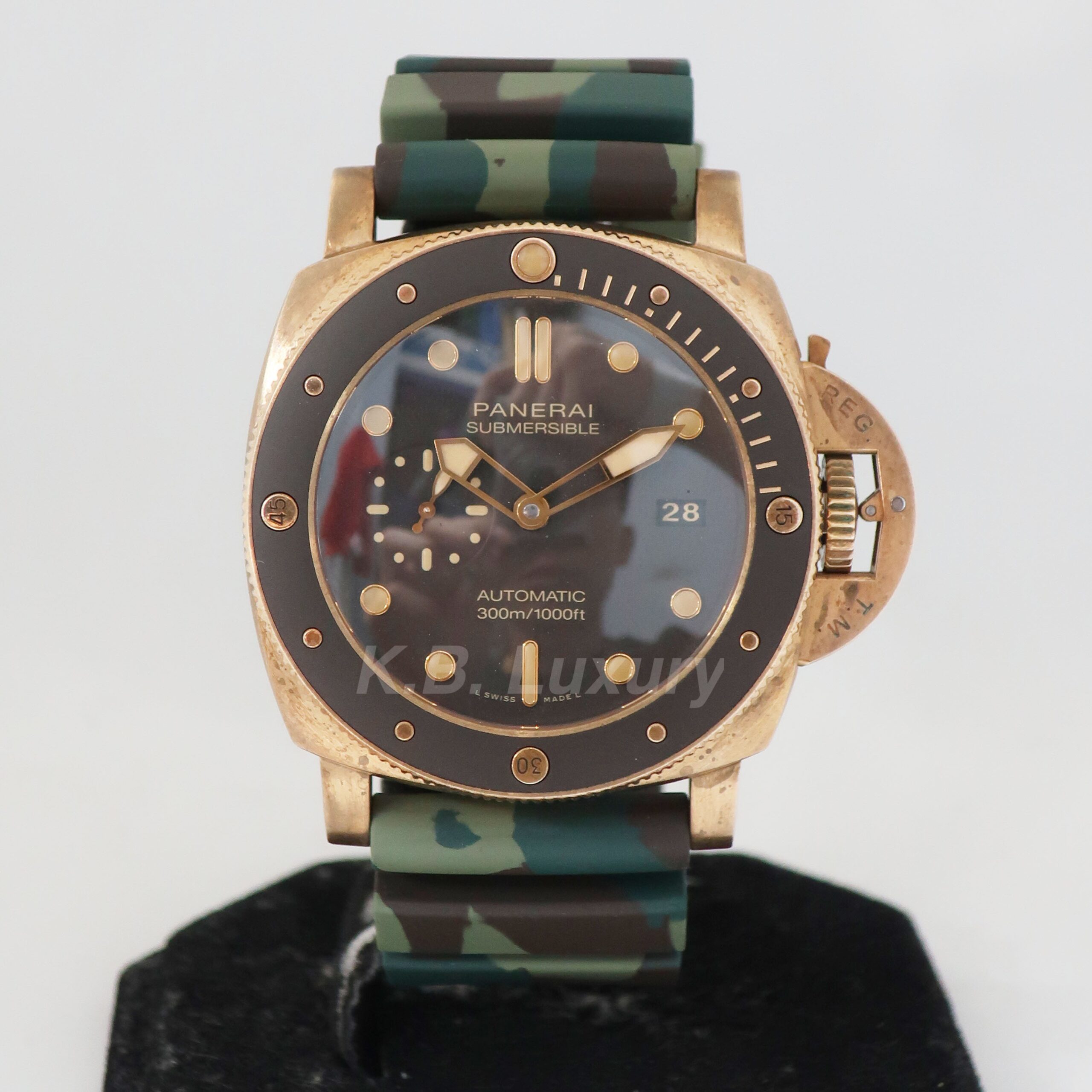 Panerai Luminor Submersible Bronze PAM 968 K.B. Luxury Watch and