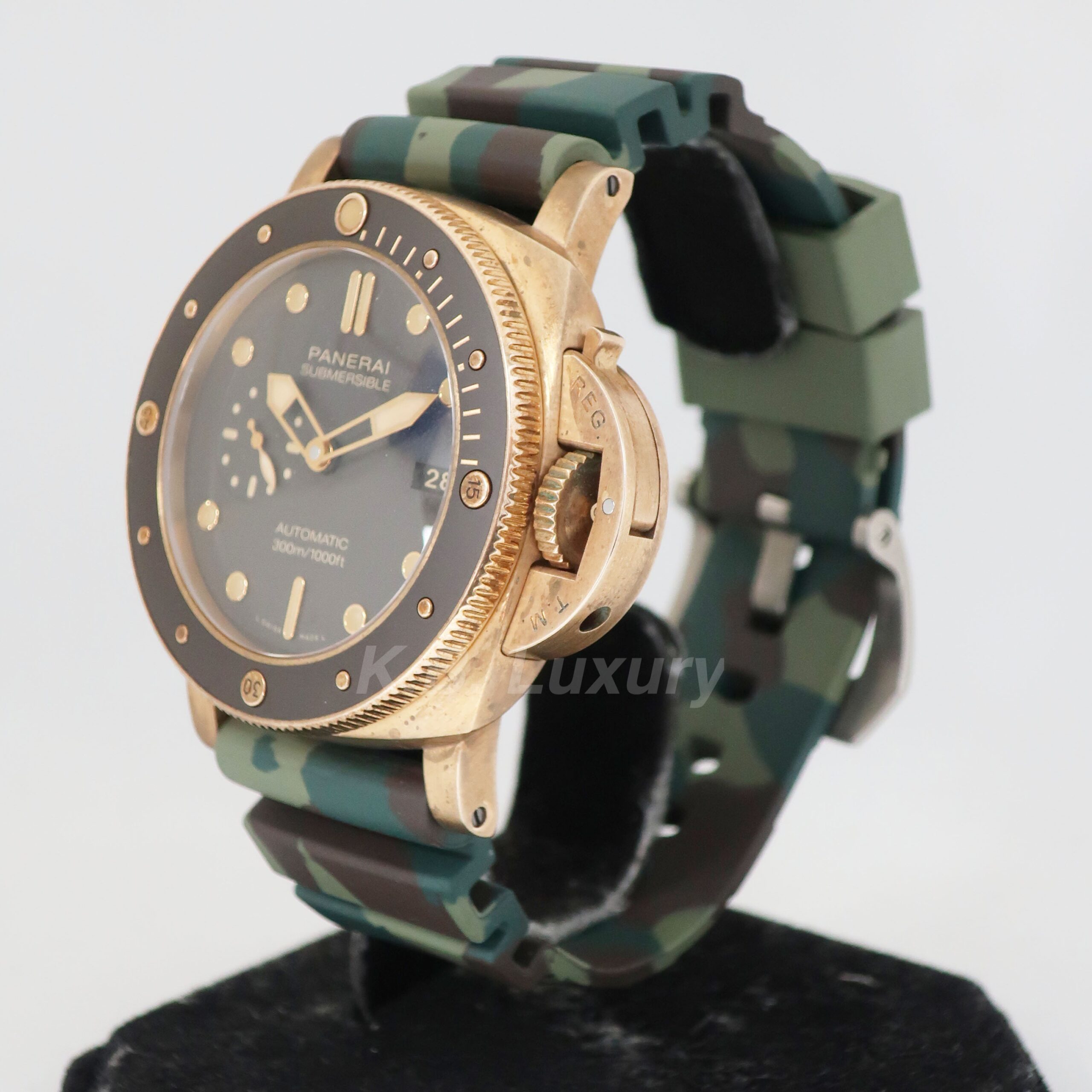 Panerai Luminor Submersible Bronze PAM 968 K.B. Luxury Watch and