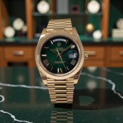 Day-Date 40 Ombre Green Yellow Gold 228238