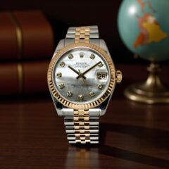 Rolex Datejust 31 Two Tone Mother of Pearl Diamonds 178273