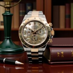 Rolex Daytona Two Tone Mother of Pearl Diamonds 116523