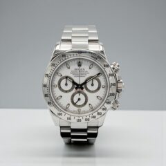 Daytona Steel White 116520