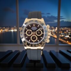 Daytona Yellow Gold Oysterflex Black 126518LN